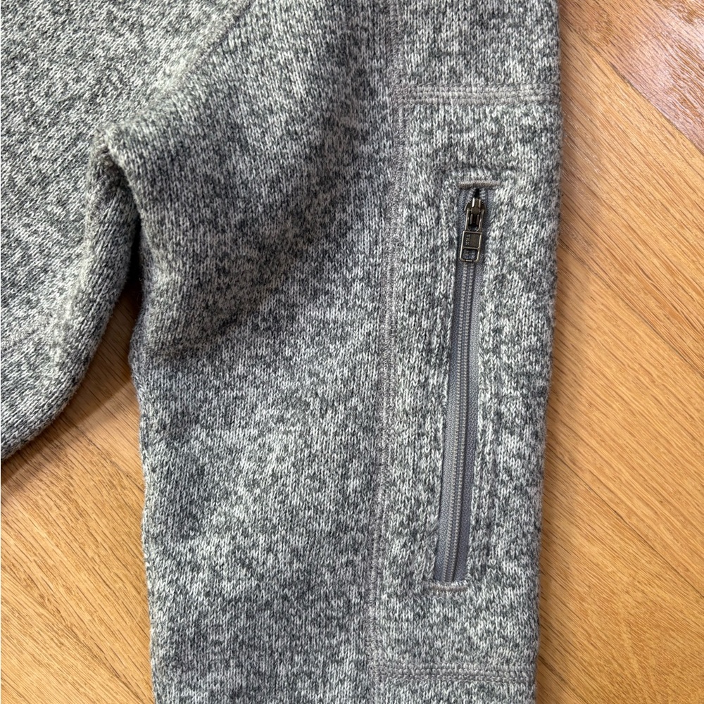 Patagonia Gray Better Sweater 1/4-Zip Fleece Size Medium in Excellent Condition - Picture 8 of 15